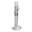 Pin for foot caster/cplr